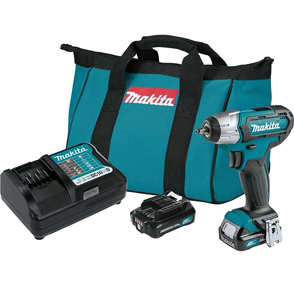 Makita WT04R1 12V max CXT Lithium - Ion Cordless 1/4" Impact Wrench Kit (2.0Ah) - Fire Protection Parts