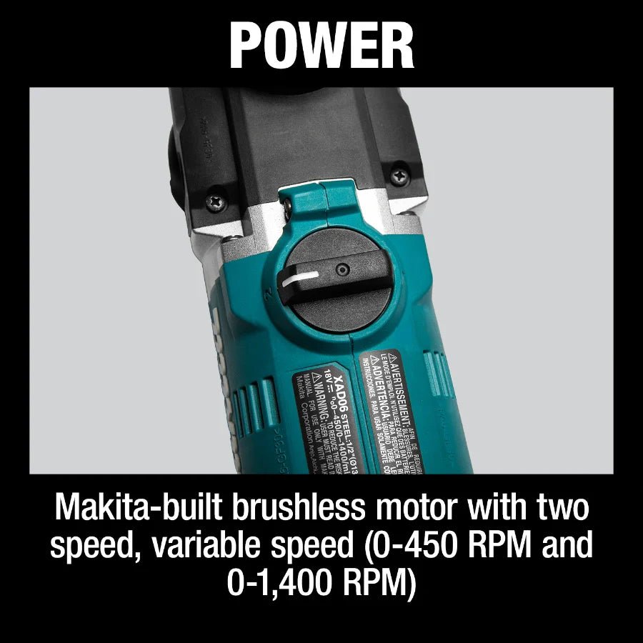 Makita XAD06Z 18V LXT Lithium - Ion Brushless Cordless 7/16" Hex Right Angle Drill - Fire Protection Parts