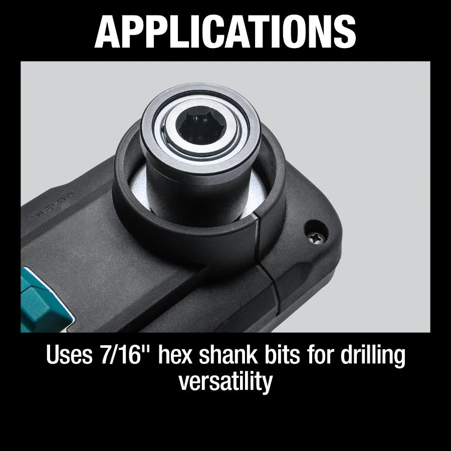 Makita XAD06Z 18V LXT Lithium - Ion Brushless Cordless 7/16" Hex Right Angle Drill - Fire Protection Parts