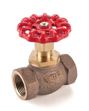 Mdl 125SUL Threaded Bronze Globe Valve For Fire Systems by United Brass Works Inc
