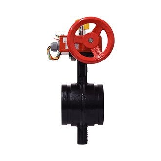 MDL F49 GROOVED BUTTERFLY VALVE W/TAMPER - Fire Protection Parts