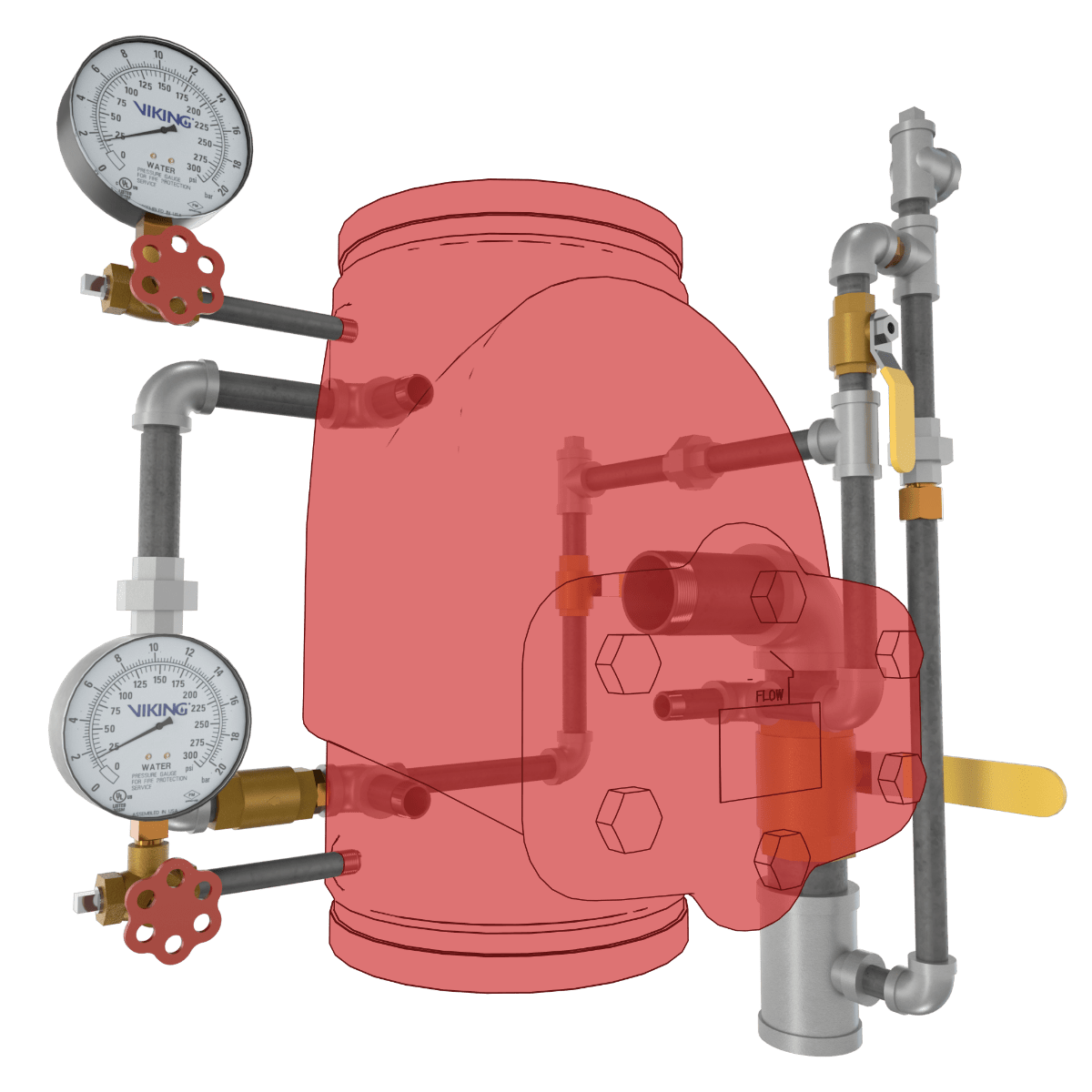 MDL J - 1 ALARM CHK VALVE TRIM EPP - Fire Protection Parts