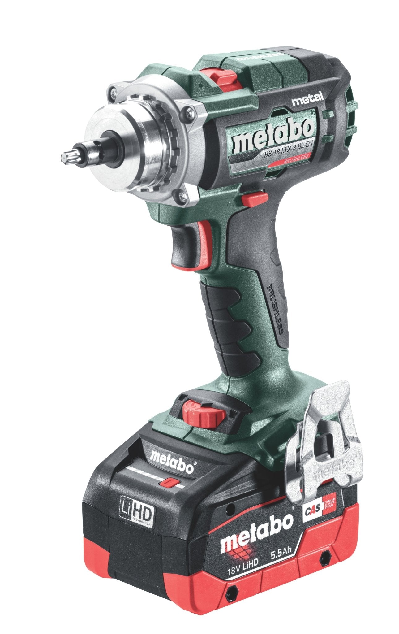 Metabo 603180620 Metabo BS 18 LTX - 3 BL Q I METAL 5.5 Kit MB 18V Brushless Cordless 3 - Speed Drill/Driver - Fire Protection Parts