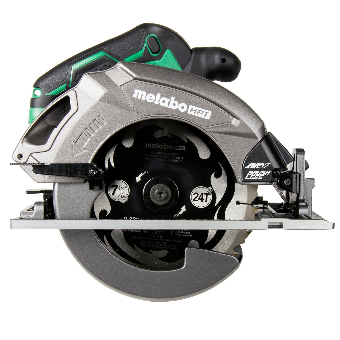 Metabo HPT C3607DAQ4M 36V MultiVolt Brushless 7 - 1/4 - in Circular Saw (Tool Body Only) - Fire Protection Parts