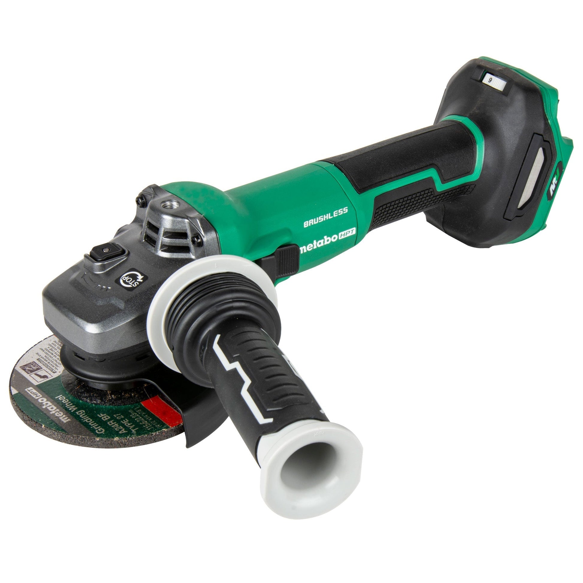 Metabo HPT G3612DVEQ6M 36V MultiVolt™ 4 - 1/2" Disc Angle Grinder, Slide Switch (Tool Body Only) - Fire Protection Parts