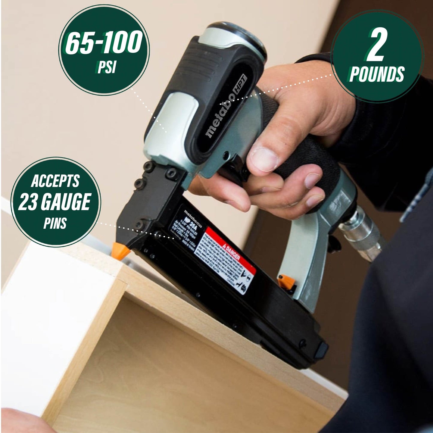 Metabo HPT NP35AM 23 Gauge Micro Pin Nailer | NP35A - Fire Protection Parts