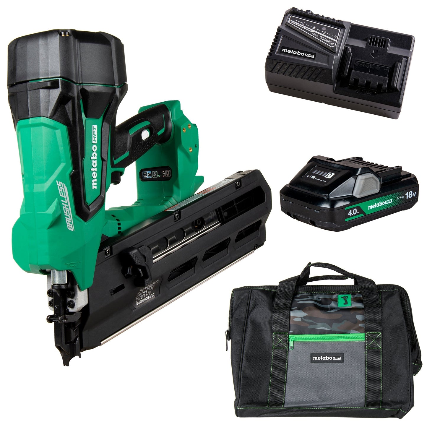 Metabo HPT NR1890DRSTM 18V MultiVolt™ Cordless 21 Degree 3 - 1/2" Plastic Strip Framing Nailer - Fire Protection Parts