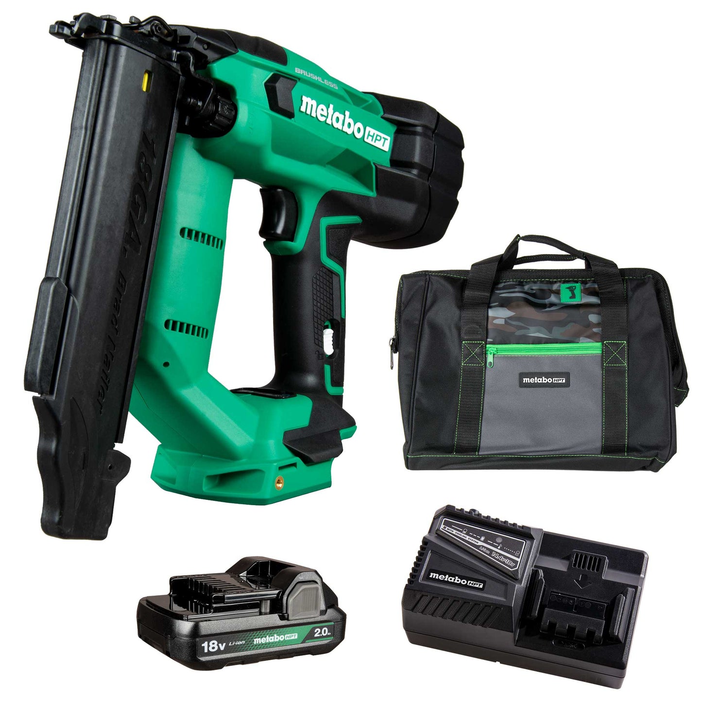 Metabo HPT NT1850DFTM 18V Compact 18 Gauge Cordless Brad Nailer Kit (1x2.0Ah) - Fire Protection Parts