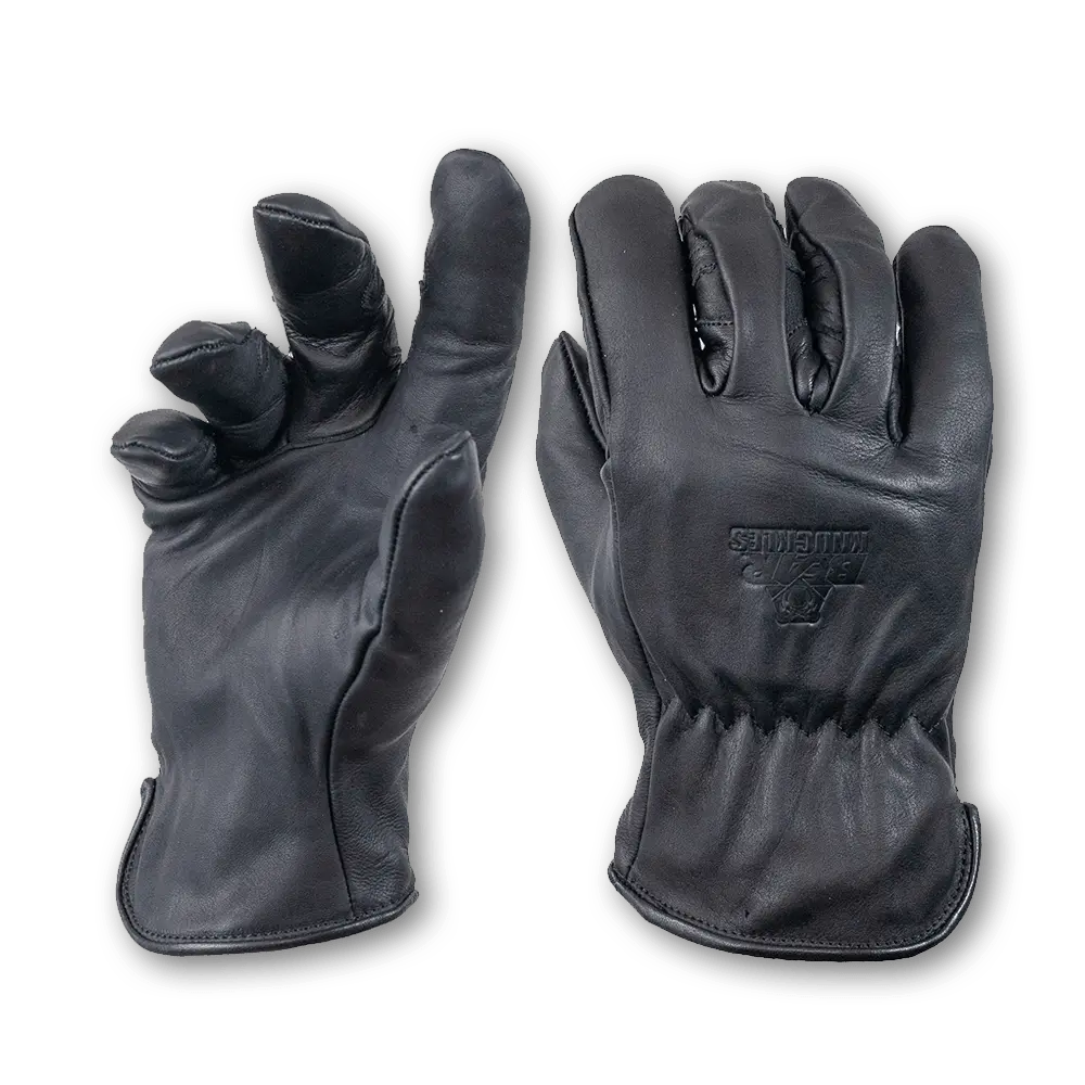 Midnight D409 Fleece Lined Water Resistant Black Leather Driver Gloves Winter Bear Knuckles Fire Protection Parts Midnight D409 - Premium Winter Jacket for Ultimate Comfort