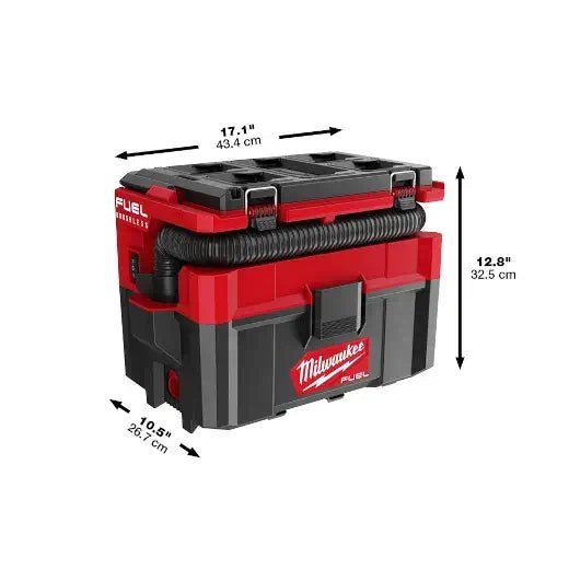 Milwaukee 0970 - 20 M18 FUEL PACKOUT 2.5 Gallon Wet/Dry Vacuum - Fire Protection Parts