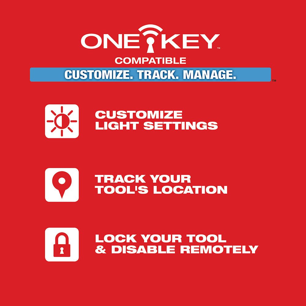 Milwaukee 2146 - 20 M18™ RADIUS™ LED Compact Site Light w/ ONE - KEY™ - Fire Protection Parts