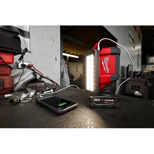 Milwaukee 2367 - 20 M12™ ROVER™ Service and Repair Flood Light w/ USB Charging - Fire Protection Parts