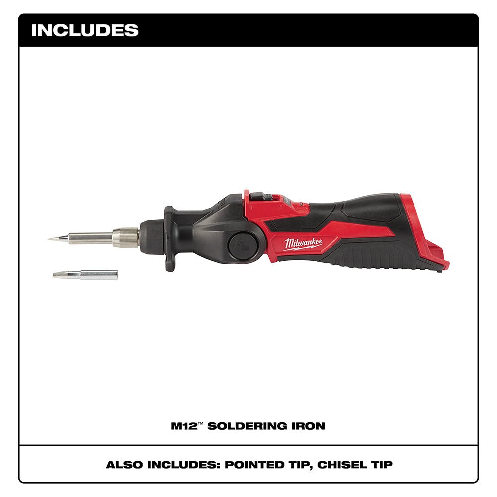 Milwaukee 2488 - 20 M12™ Soldering Iron - Fire Protection Parts