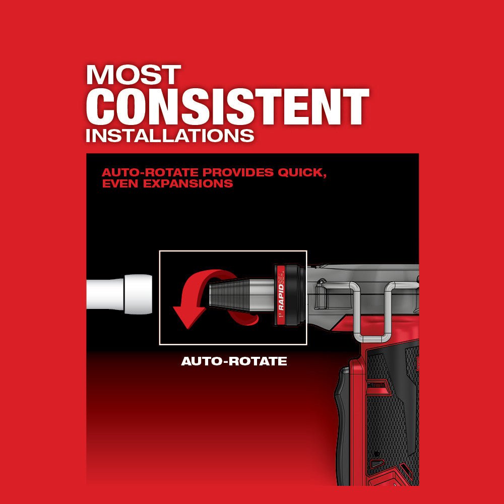 Milwaukee 2532 - 22 M12 FUEL™ ProPEX® Expander Kit w/ 1/2" - 1" RAPID SEAL™ ProPEX® Expander Heads - Fire Protection Parts