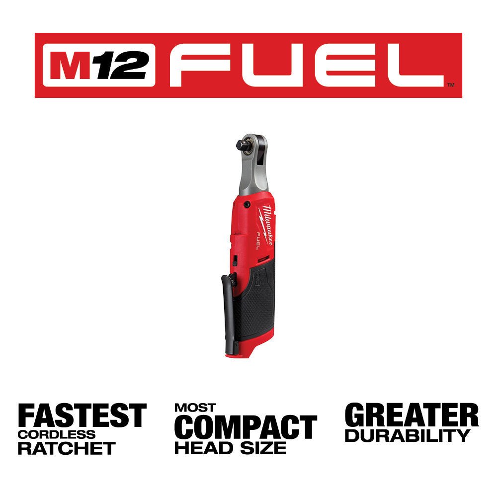 Milwaukee 2567 - 20 M12 FUEL™ 3/8" High Speed Ratchet (Tool Only) - Fire Protection Parts