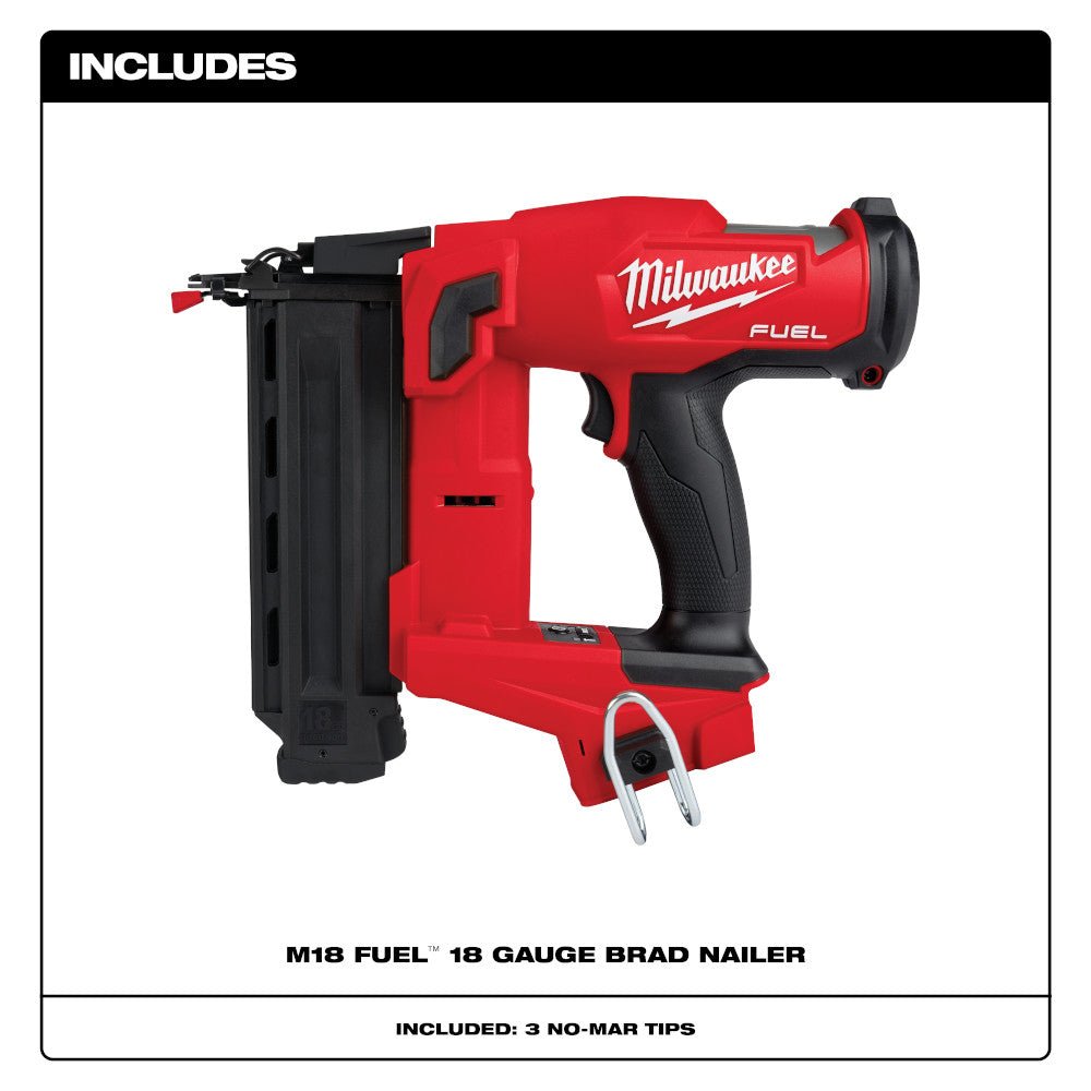 Milwaukee 2746 - 20 M18 FUEL™ 18 Gauge Brad Nailer - Fire Protection Parts