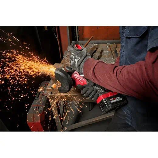 Milwaukee 2880 - 20 M18 FUEL™ 4 - 1/2" / 5" Braking Grinder Paddle Switch, No - Lock (Tool Only) - Fire Protection Parts