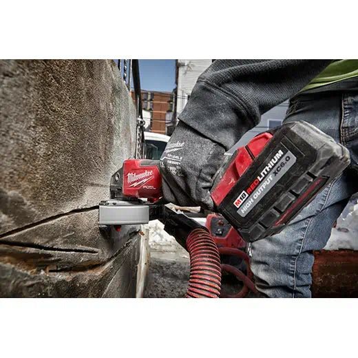 Milwaukee 2880 - 20 M18 FUEL™ 4 - 1/2" / 5" Braking Grinder Paddle Switch, No - Lock (Tool Only) - Fire Protection Parts