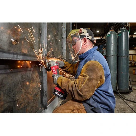 Milwaukee 2882 - 20 M18 FUEL™ 4 - 1/2" / 5" Braking Grinder w/ ONE - KEY™ Paddle Switch, No Lock (Tool Only) - Fire Protection Parts