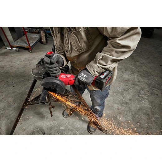Milwaukee 2882 - 20 M18 FUEL™ 4 - 1/2" / 5" Braking Grinder w/ ONE - KEY™ Paddle Switch, No Lock (Tool Only) - Fire Protection Parts