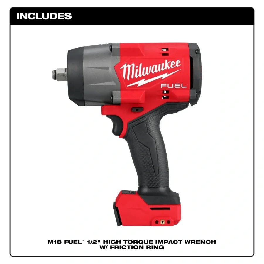 Milwaukee 2967 - 20 M18 FUEL™ 1/2" High Torque Impact Wrench w/ Friction Ring - Fire Protection Parts