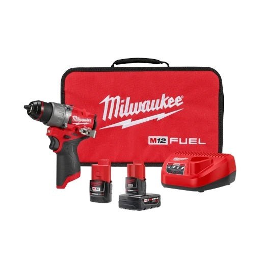 Milwaukee 3404 - 22 M12 FUEL™ 1/2" Hammer Drill/Driver Kit - Fire Protection Parts