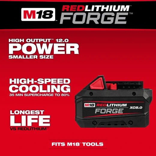 Milwaukee 48 - 11 - 1881 M18™ REDLITHIUM™ FORGE™ XC8.0 Battery Pack - Fire Protection Parts
