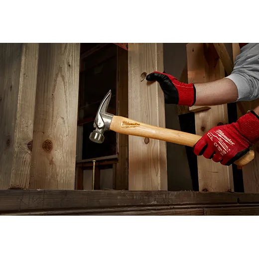 Milwaukee 48 - 22 - 9419 19oz Milled Face Hickory Handle Framing Hammer - Fire Protection Parts