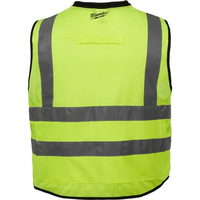 Milwaukee Class 2 High Visibility Yellow Performance Safety Vest - Fire Protection Parts