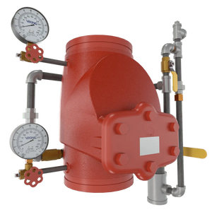 4" 4000SS OSY GXG Backflow Preventor Valve Fire Protection System by Reliable Manufacturer by Ames Backflows