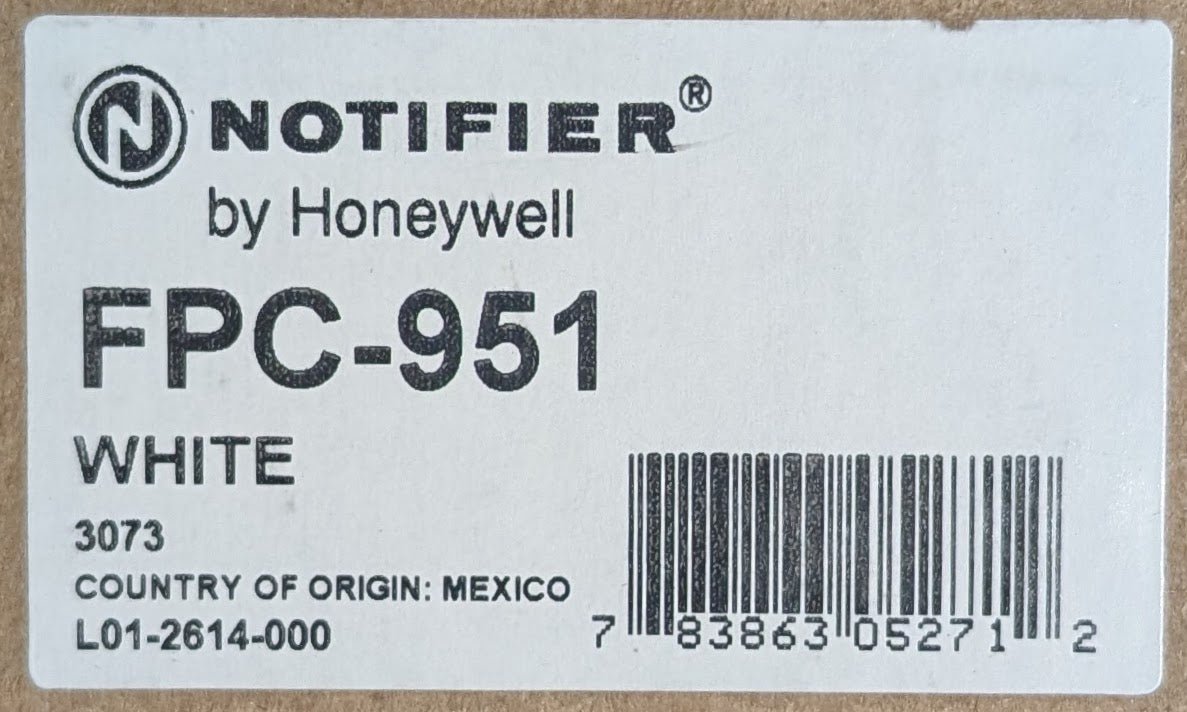 Notifier FPC - 951 Addressable Multi - Criteria Photo and Carbon Monoxide Detector - Fire Protection Parts