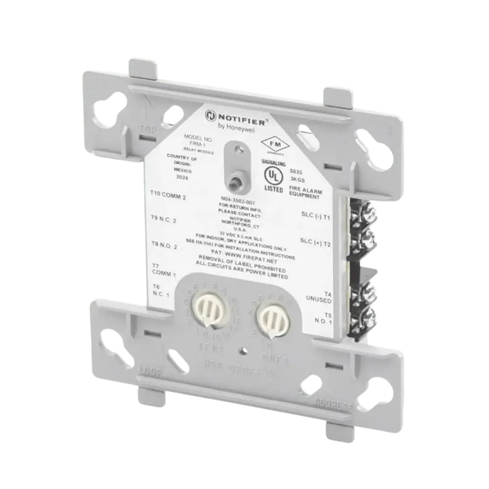 Addressable Rlay Modlue Notifier FRM-1 Addressable Relay Module - White - Fire Protection Parts