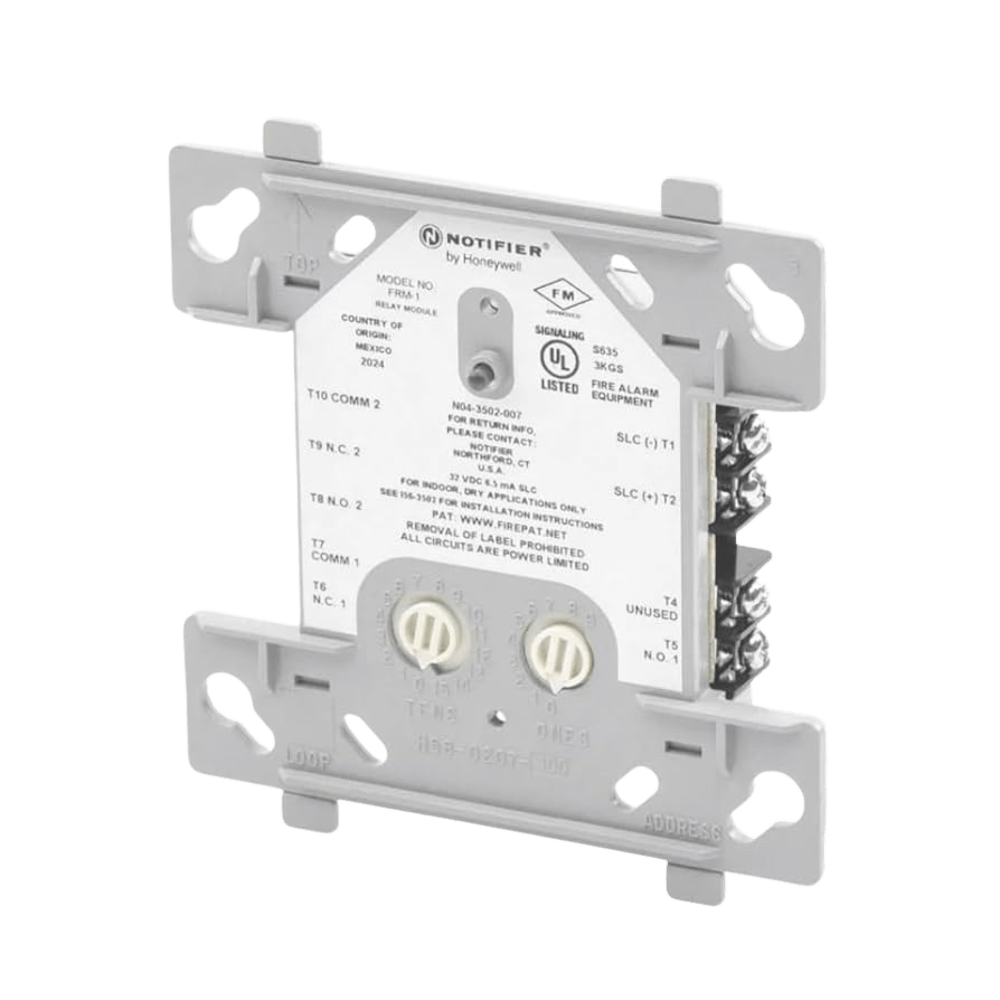 Notifier FRM - 1 Addressable Relay Module - White - Fire Protection Parts