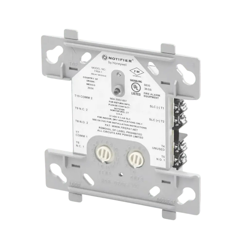 Addressable Relay Cover Notifier FRM-1 Addressable Relay Module - White - Fire Protection Parts