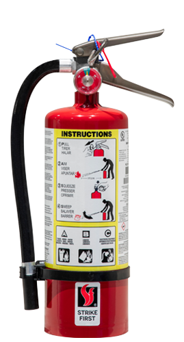 5LB (ABC) 3A10BC  W/ WALL HOOK - Fire Protection Parts