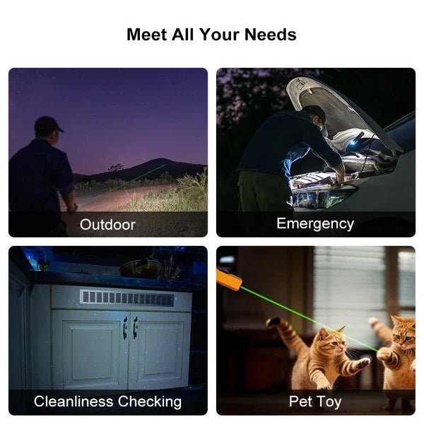 OLIGHT ARKFELDPRO3RBKCWV3 Arkfeld Pro Flat EDC Flashlight with LED Light UV and Laser - Black - Fire Protection Parts