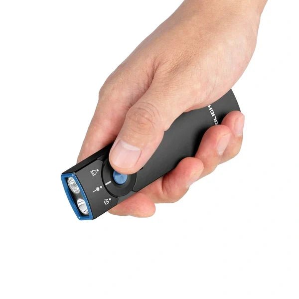 OLIGHT ARKFELDPRO3RBKCWV3 Arkfeld Pro Flat EDC Flashlight with LED Light UV and Laser - Black - Fire Protection Parts