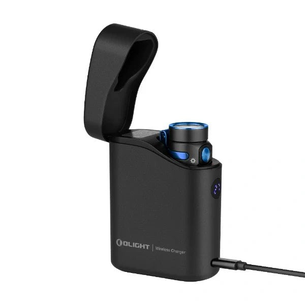 OLIGHT BATON4KITBK Baton 4 Powerful EDC Flashlight 1300 Lumens - Black - Premium (With Charging Case) - Fire Protection Parts