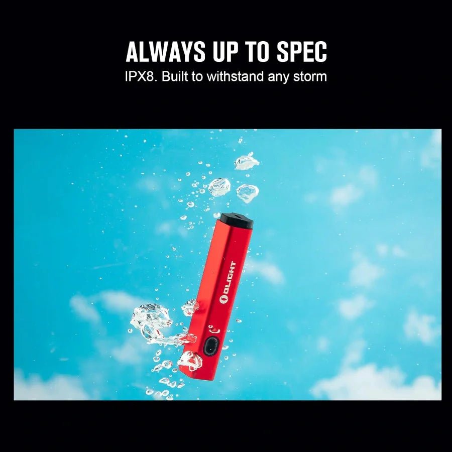 OLIGHT DIFFUSERD Diffuse 700 Lumens EDC Pocket Flashlight - Red - Fire Protection Parts