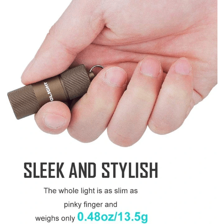 OLIGHT I1R2 EOS Keychain Flashlight Kit - Desert Tan - Fire Protection Parts