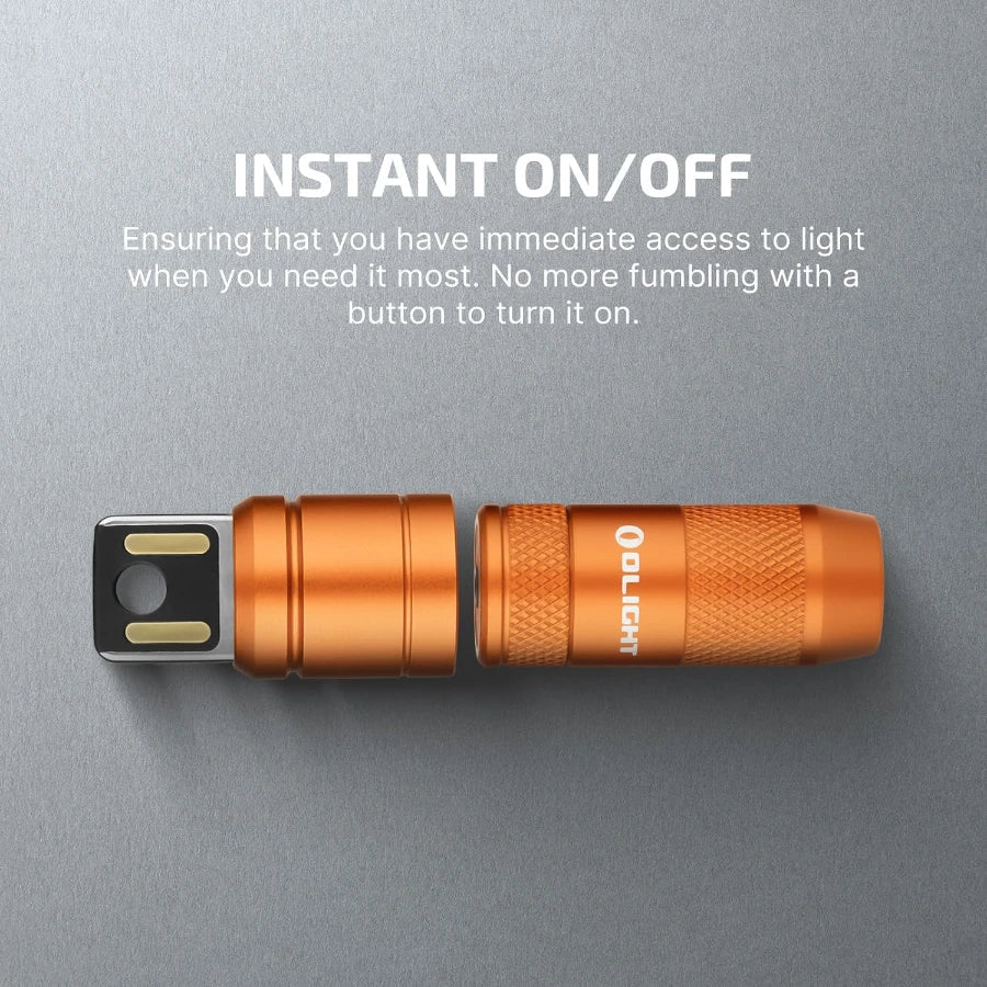 OLIGHT IMINI2OG imini 2 Rechargeable Mini Flashlight - Orange - Fire Protection Parts