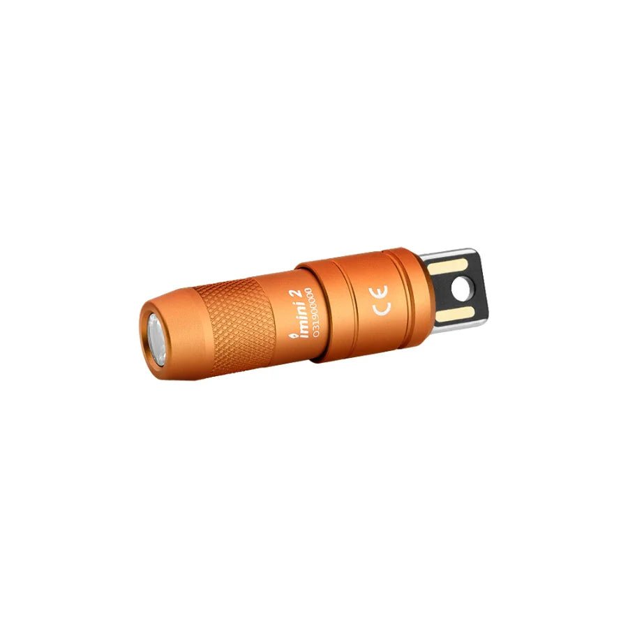 OLIGHT IMINI2OG imini 2 Rechargeable Mini Flashlight - Orange - Fire Protection Parts