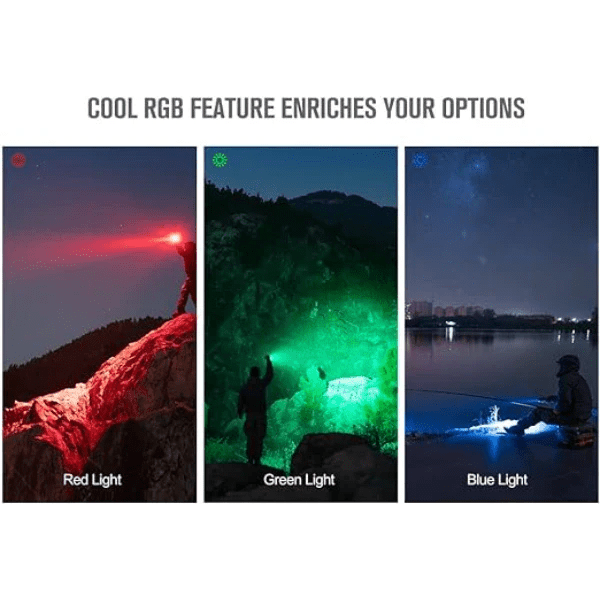 OLIGHT MARAUDERMINIBK Marauder Mini Powerful LED Flashlight With RGB - Fire Protection Parts
