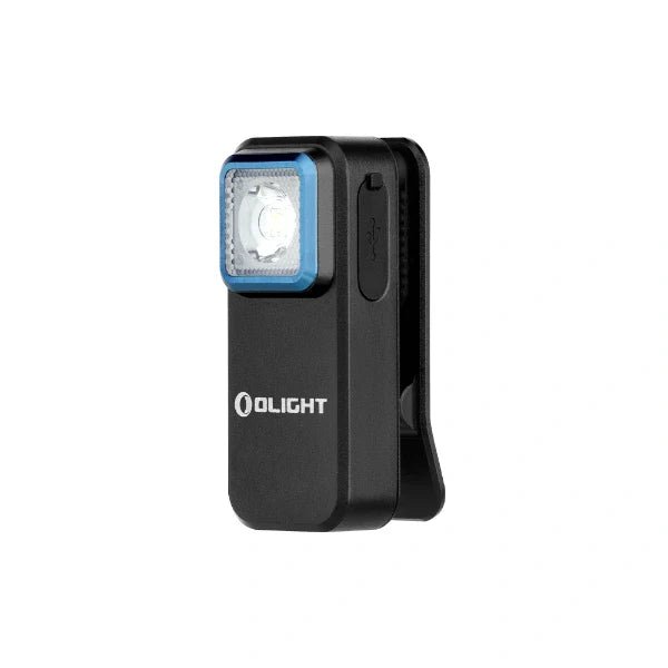 OLIGHT OCLIPBK Oclip Clip Light with White and Red Light - Black - Fire Protection Parts