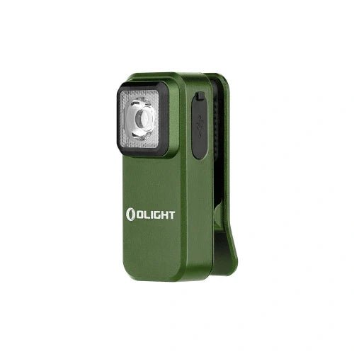 OLIGHT OCLIPODG Oclip Clip Light with White and Red Light - OD Green - Fire Protection Parts