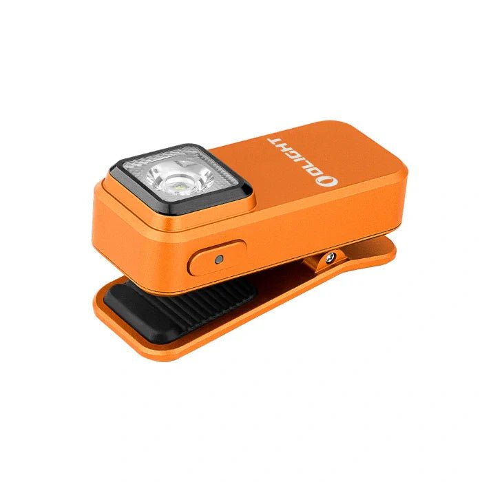 OLIGHT OCLIPOG Oclip Clip Light with White and Red Light - Orange - Fire Protection Parts
