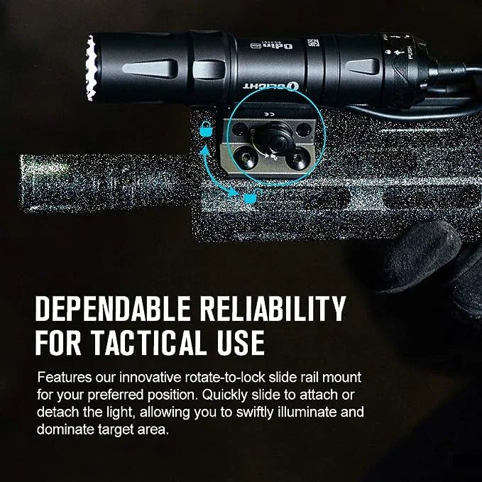 OLIGHT ODINMINIBK Odin Mini Tactical Flashlight - Fire Protection Parts