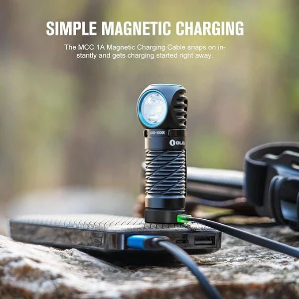 OLIGHT PERUN2MINIBKCW Perun 2 Mini LED Rechargeable Headlamp - Fire Protection Parts