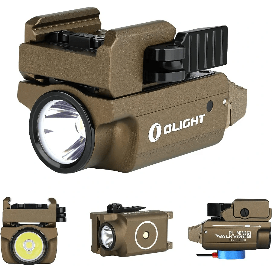 OLIGHT PLMINI2DT PL - MINI 2 Valkyrie Tactical Light - Desert Tan - Fire Protection Parts