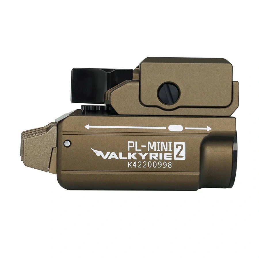 OLIGHT PLMINI2DT PL - MINI 2 Valkyrie Tactical Light - Desert Tan - Fire Protection Parts